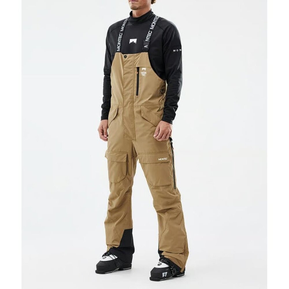 MONTEC Men's Fawk Ski Pants Size M In Gold